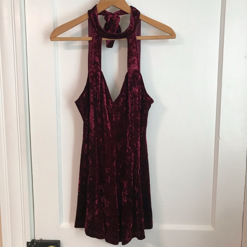 Velvet romper!
